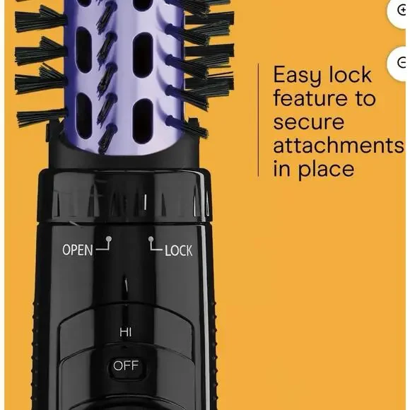 Conair 2 in 1 Hot Air Brush Curling Iron Combo Hair Dryer 1"- 1½" - Picture 4 of 9